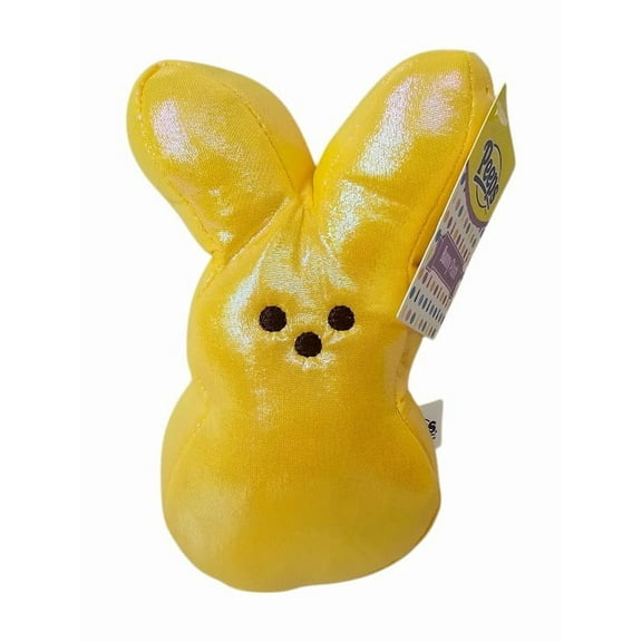 6" Peeps Easter Bunny Plush - Shiny Yellow
