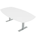 thumbnail image 1 of 6 Person Arc Boat Conference Table Metal T-Bases Electrical Module 6X4, 1 of 5