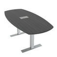 thumbnail image 1 of 6 Person Arc Boat Conference Table T-Bases Data And Electric 6 Ft, 1 of 7