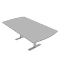 thumbnail image 1 of 6 Person Arc Rectangle Meeting Room Table 7Ft Data And Electric Module, 1 of 5