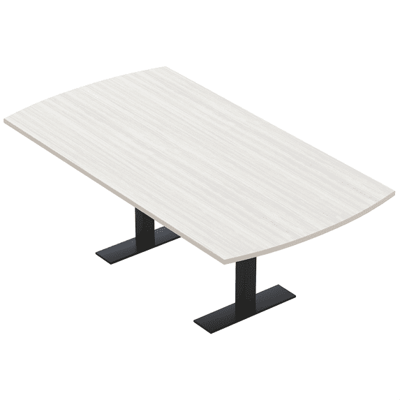 6 Person Arc Rectangle Meeting Room Table 7Ft Data And Electric Module