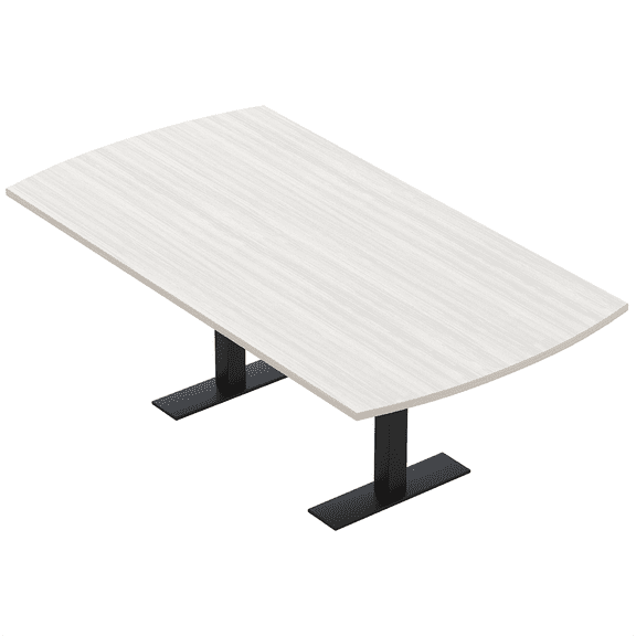 6 Person Arc Rectangle Meeting Room Table 7Ft Data And Electric Module
