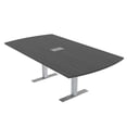 thumbnail image 1 of 6 Person Arc Rectangle Meeting Room Table 7Ft Data And Electric Module, 1 of 7