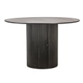 thumbnail image 1 of 6-Person Black Pine Dining Table with Storage Classic Style Dining Room, 1 of 9