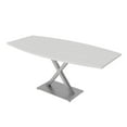 thumbnail image 1 of 6 Person Boat Shaped Conference Table With X Base And Power Module, 1 of 5