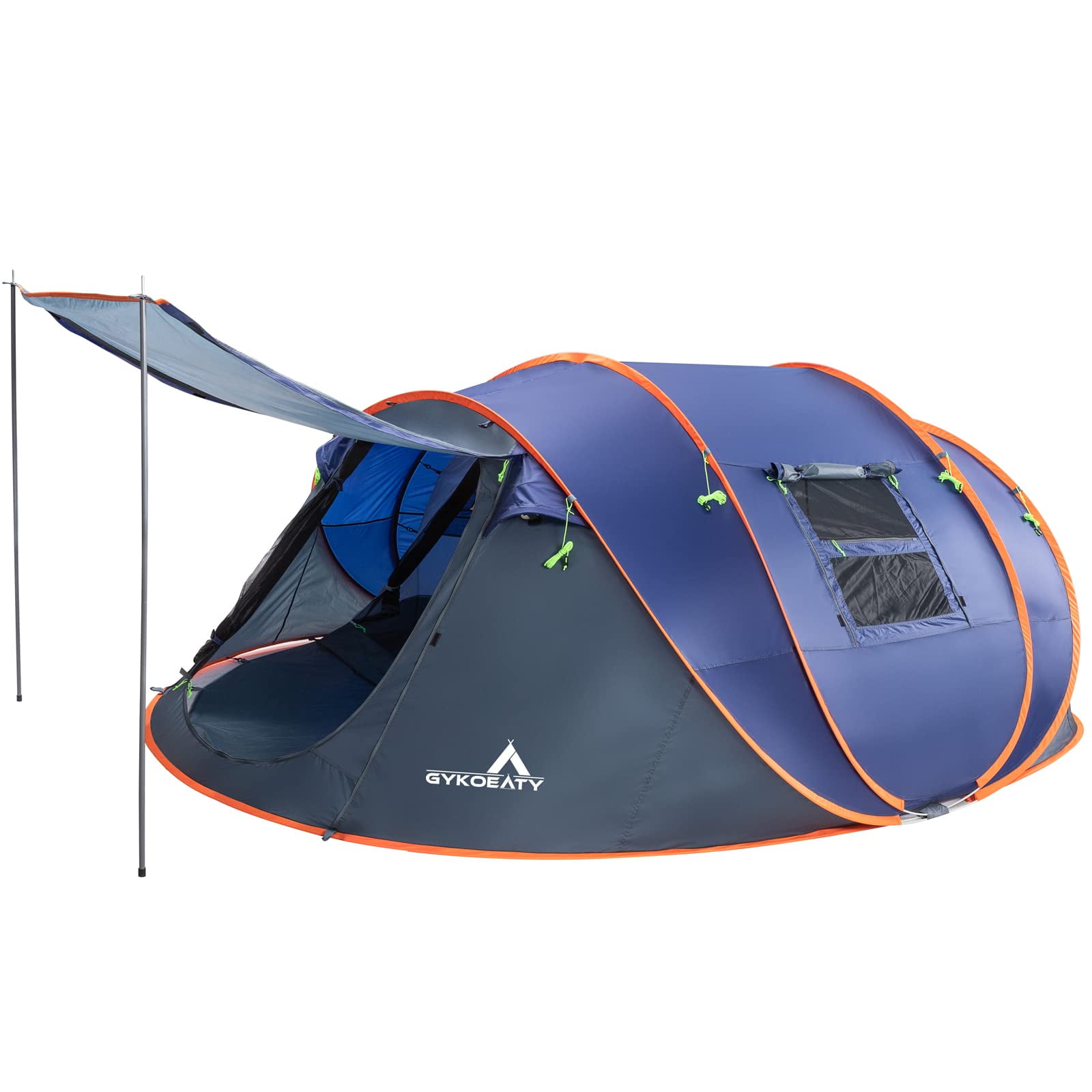 6 Person Easy Pop Up Tent,12.5'X8.5'X53.5'',Automatic Setup