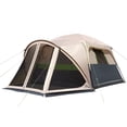thumbnail image 1 of DMH OUTDOORS 6 Person Family Cabin Tent with Screen Porch Camping Tent for Outdoor Camping Backyard Beige, 1 of 9