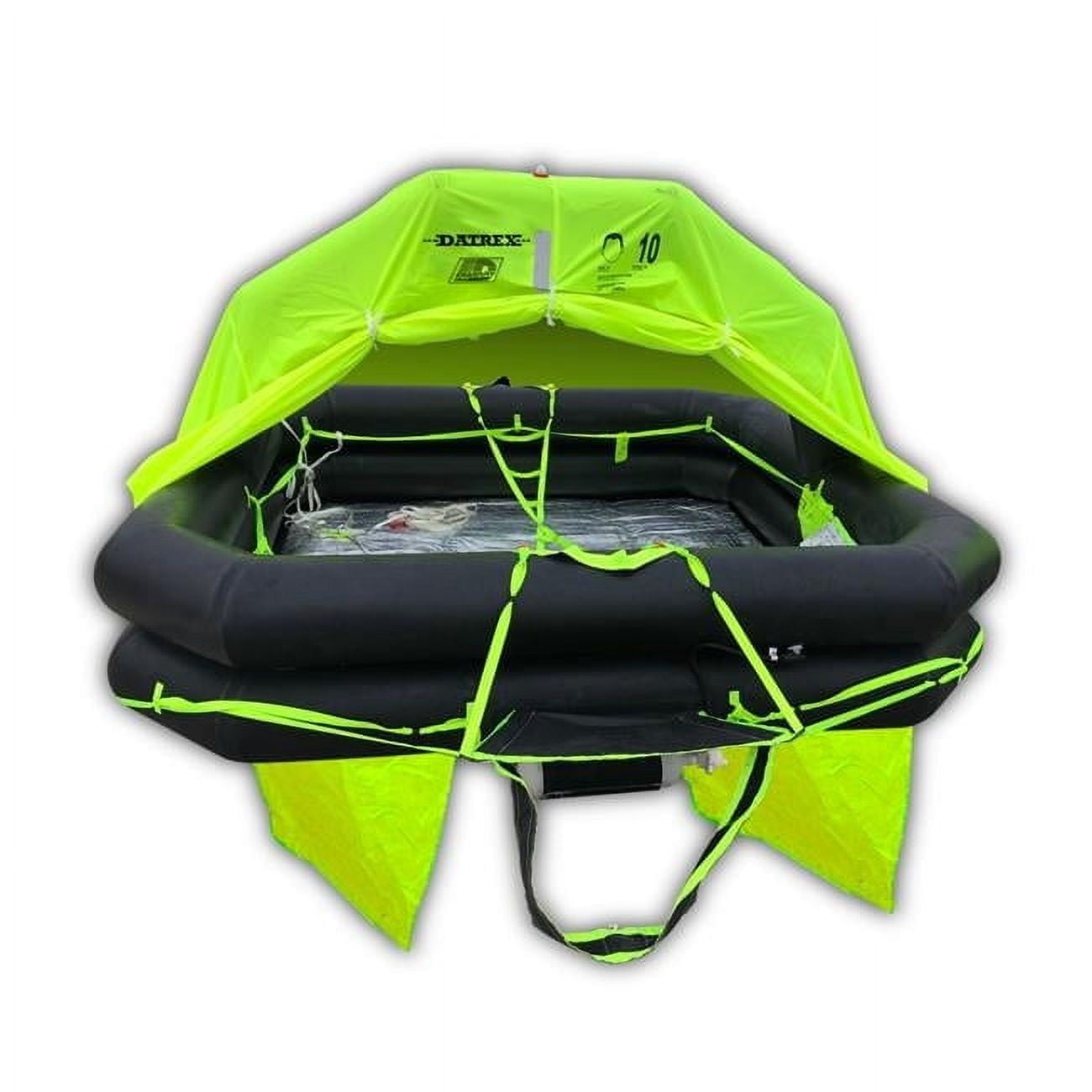 Personal Raft 6 Person Liberty Recreational Offshore Raft with Liferaft in Valise ...