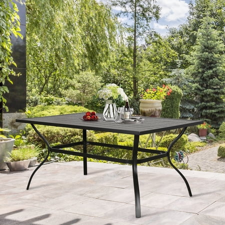 6-Person Patio Outdoor Dining Table