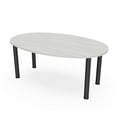 thumbnail image 1 of 6 Person Powered Boat-Oval Shaped Conference Table  Post Legs, 1 of 5