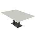 thumbnail image 1 of 6 Person Rectangular Conference Table Metal Base Data And Electric, 1 of 6