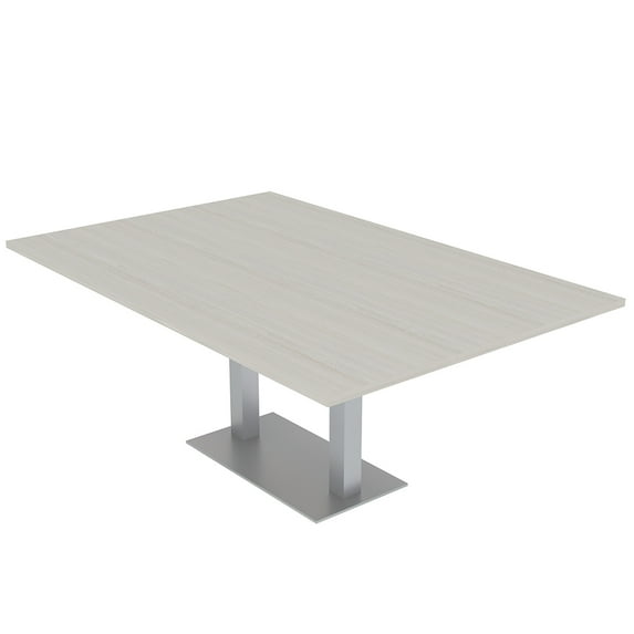 6 Person Rectangular Conference Table Metal Base Data And Electric