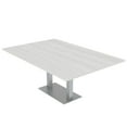thumbnail image 1 of 6 Person Rectangular Conference Table Metal Base Data And Electric, 1 of 5