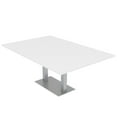 thumbnail image 1 of 6 Person Rectangular Conference Table Metal Base Data And Electric, 1 of 7