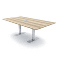 thumbnail image 1 of 6 Person Rectangular Conference Table Metal T Bases Power Module, 1 of 7