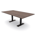 thumbnail image 1 of 6 Person Rectangular Conference Table Metal T Bases Power Module, 1 of 5