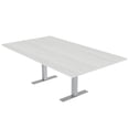 thumbnail image 1 of 6 Person Rectangular Conference Table Metal T Bases Power Module, 1 of 5