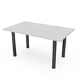thumbnail image 1 of 6 Person Rectangular Conference Table  Post Legs Power And Data, 1 of 5