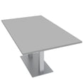 thumbnail image 1 of 6 Person Small Rectangular Conference Table Metal Base Electric Module, 1 of 6