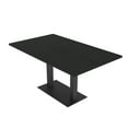 thumbnail image 1 of 6 Person Small Rectangular Conference Table Metal Base Electric Module, 1 of 6