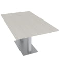 thumbnail image 1 of 6 Person Small Rectangular Conference Table Metal Base Electric Module, 1 of 6
