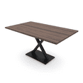 thumbnail image 1 of 6 Person Small Rectangular Conference Table X Shaped Base Power Module, 1 of 5