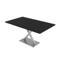thumbnail image 1 of 6 Person Small Rectangular Conference Table X Shaped Base Power Module, 1 of 5