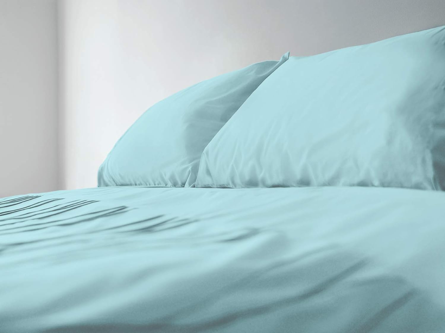 6 Piece 1800 Thread Count Soft Sheet Set Bamboo Feel DEEP Pockets (Aqua