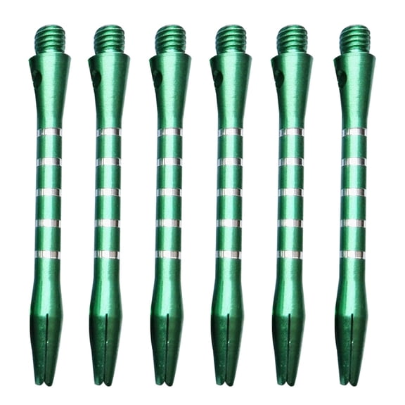 6-Piece Aluminum Alloy Throwing Darts Set 4.5mm Thread Durable Metal Darts in Multiple Colors
