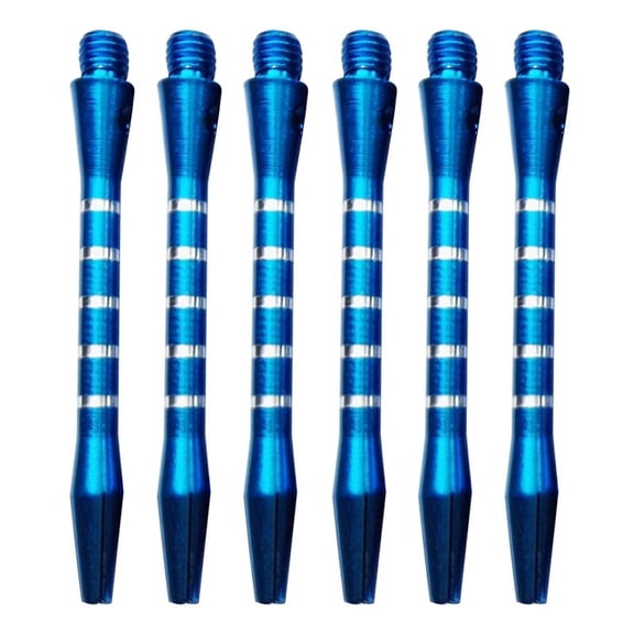 6-Piece Aluminum Alloy Throwing Darts Set 4.5mm Thread Durable Metal Darts in Multiple Colors