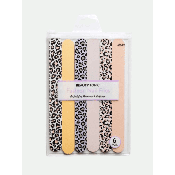 6-Piece Beauty Topic Fashion Nail Files