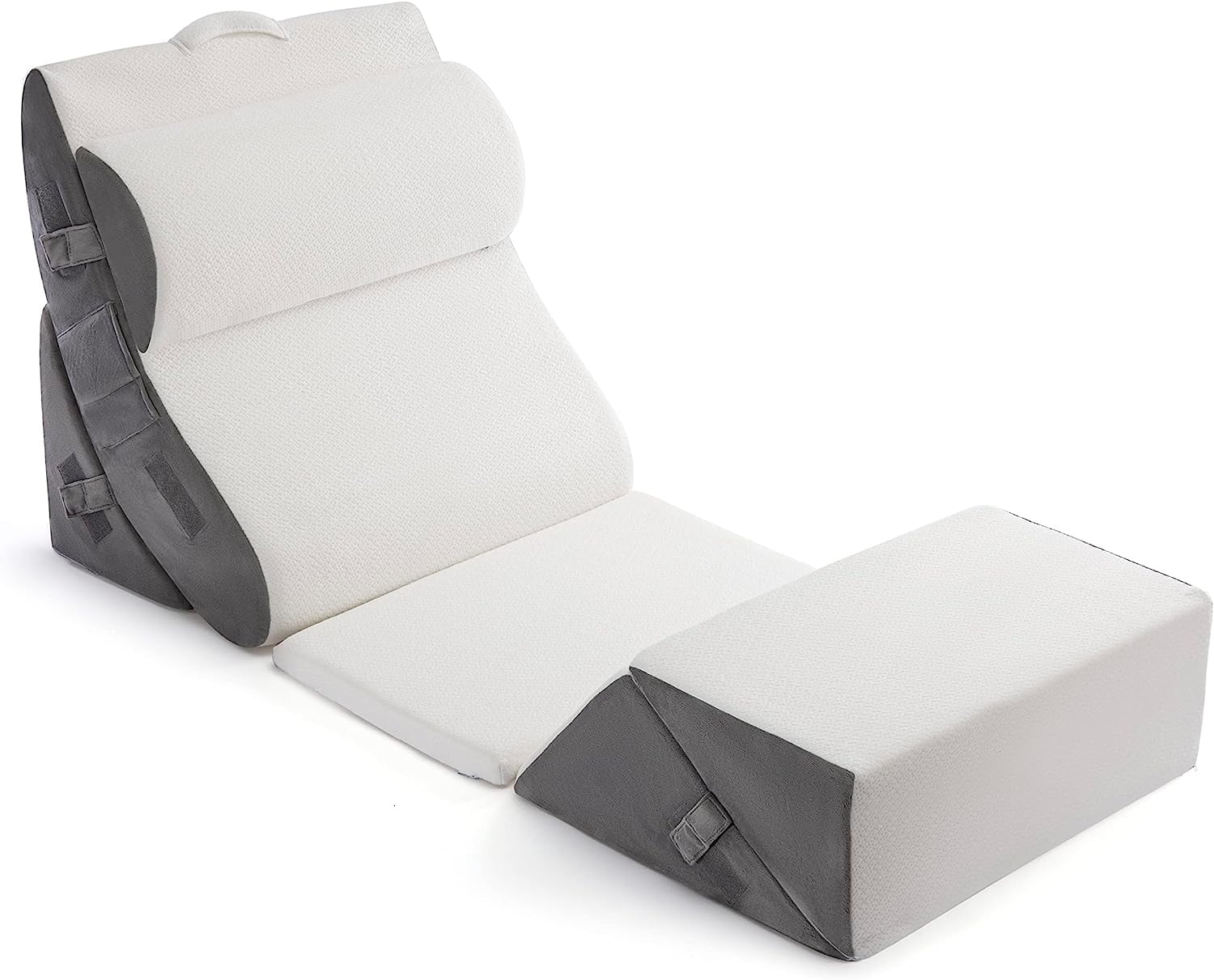 6 Piece Bed Wedge Pillow for Sleeping Post Surgery Orthopedic Bed Wedge Pillow Set Memory