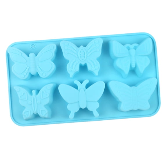 6-Piece Butterfly Silicone Bakeware Set For Valentines Desserts, Ice Creams & Mousses Nonstick Mold