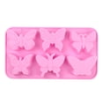 thumbnail image 1 of 6-Piece Butterfly Silicone Bakeware Set For Valentines Desserts, Ice Creams & Mousses Nonstick Mold, 1 of 8