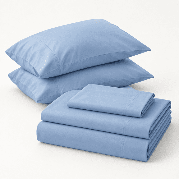 6 Piece Cal King Sheet Set Ton Percale 4owcases Deep Pocket With All Around Elastic Crisp Breathable Bedding Hotel Luxury Long-sta