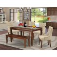 thumbnail image 1 of 6 Piece Capri Dining Set - Mahogany, 1 of 1