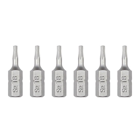 6 Piece Carbon Steel Hexagonal Hole Bit Set Impacts Bits Screwdriver Bit For Power Tool 1/4" Hexagonal Shank