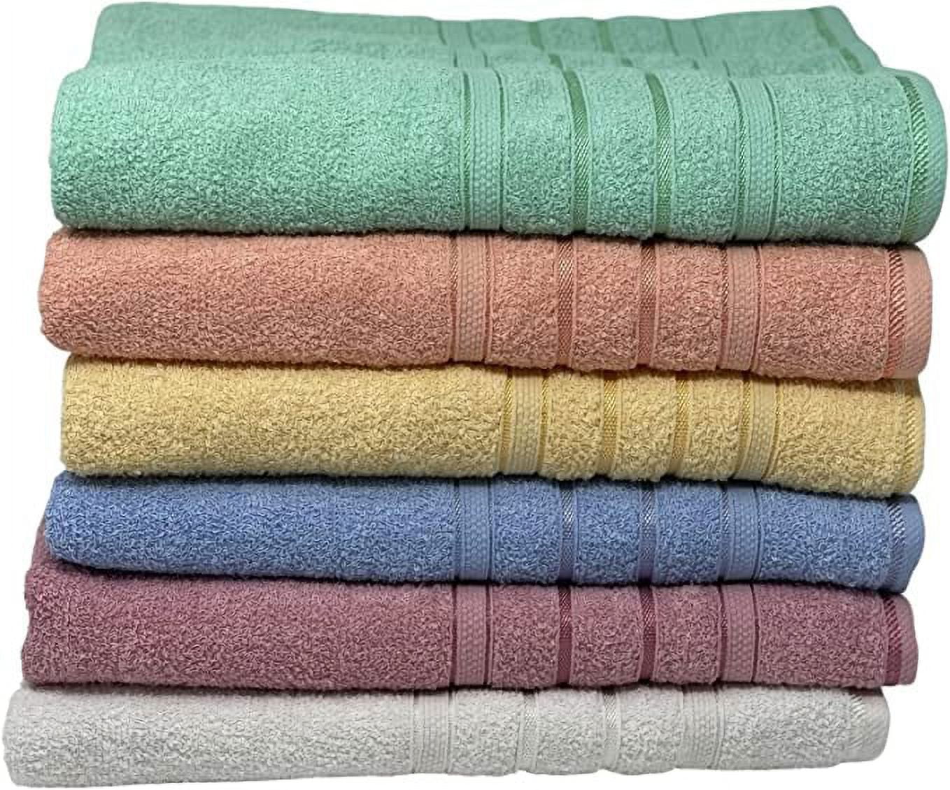 Set of 6 Turkish Kitchen Towels Cotton Dish Towel Absorbent 