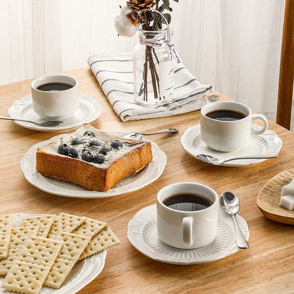 6-Piece Demitasse Espresso Spoons, 4 Inches Stainless Steel Mini Coffee Spoons$$Home Decor, Kitchen, & Other