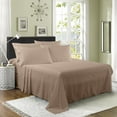 6 Piece Derived Rayon Bamboo Sheets,Bamboo Sheet SetDeep Pockets