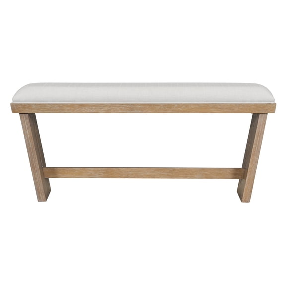 6 - Piece Dining Set with Ergonomic Design | Ideal for Family Meals and Entertaining | Rubber Wood and MDF Construction | Solves Seating and Comfort Issues