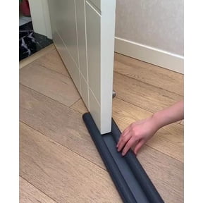 6-Piece Door Sweep Weather Stripping or Door Seal - Under Door Draft Stopper, Soundproof, Windproof, Dustproof, Light & Insect Resistant, Under Door Noise Blocker (12.8 Inches)