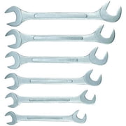 6 Piece Double Open End Wrench Set SAE