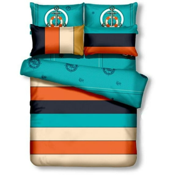 6 Piece Duvet Cover Sheets Set, Liberty Amity - Queen Size