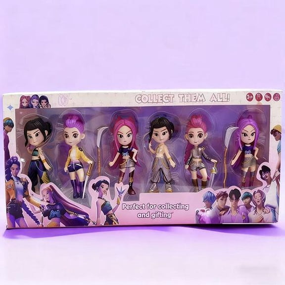 6-Piece Figurine Set (Boxed) – Anime Model Toy Decorations, perfect for home collections and office desk display. An excellent gift choice for Christmas and New Year.