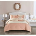 thumbnail image 1 of 6 Piece Imara Comforter Set, Blush - King Size, 1 of 1