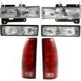 thumbnail image 1 of 6-Piece Kit Headlights w/Tail Lights and Turn Signal Lights w/Bulbs Halogen Replacement for 1994 Chevrolet C1500 Suburban Silverado 8 Cyl 5.7L, 1 of 3