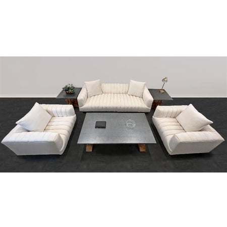 6-Piece Living Room Set with Coffee Table & 2 End Tables - Sofa and 2 Armchairs
