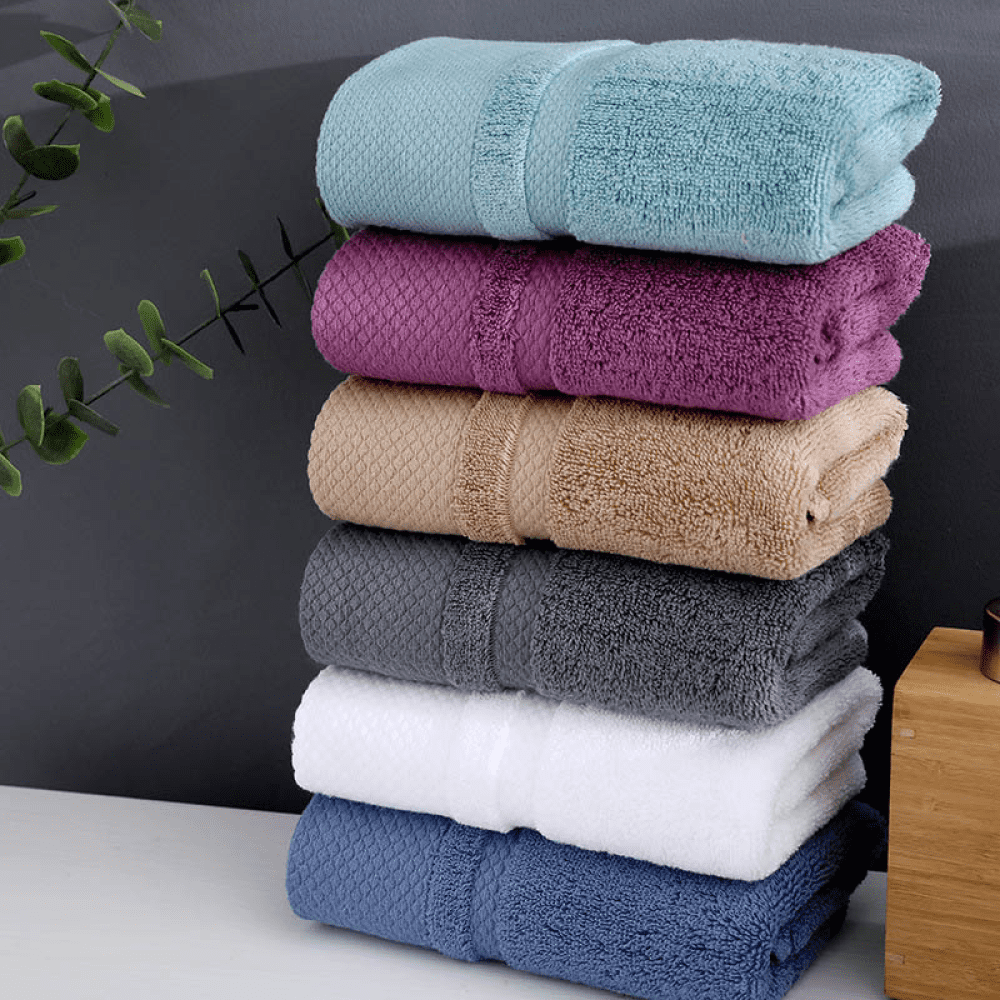 6-Piece Luxury Hand Towel Set | 14 x 30 in | 6 Plush Hand Towels for Bathroom | Ultra Soft & Highly Absorbent 100% Cotton Hand Towels for Bathroom