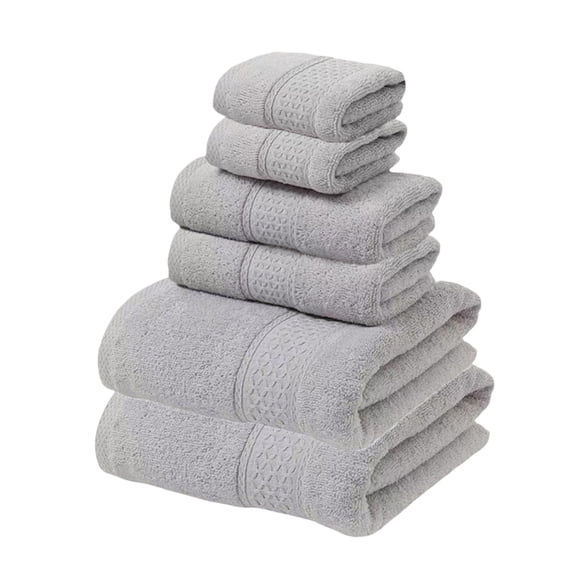 6-Piece Towel Set - Ultra Soft & Absorbent Bath, Hand & Washcloth Set, Hotel Quality Quick-Dry Towels for Bathroom & Spa (2 Bath, 2 Hand, 2 Washcloths)